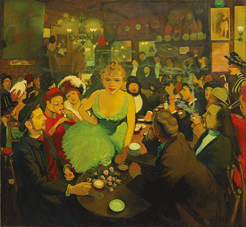 Intérieur chez Bruant - Louis Anquetin