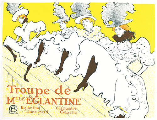 Troupe de Mlle Eglantine - Henri de Toulouse - Lautrec