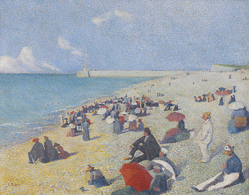 Scène de plage - Pourtau